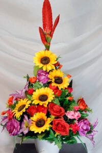 Girasoles y Heliconia - Amor y Amistad Envios a Bogotá y toda Colombia | Dkora Colombia