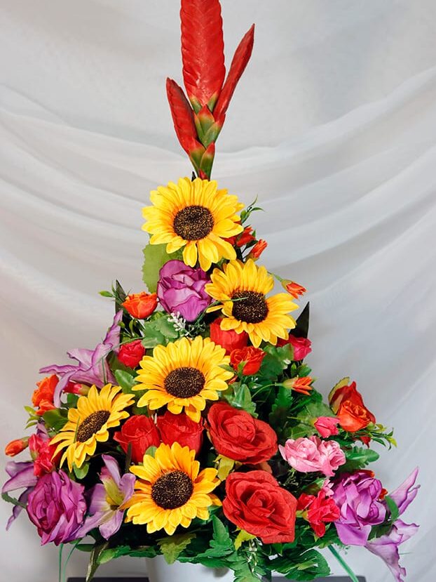 Girasoles y Heliconia - Amor y Amistad Envios a Bogotá y toda Colombia | Dkora Colombia