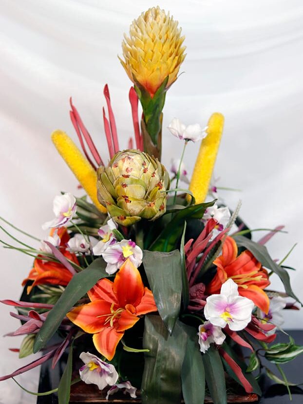 Alcachofa y Heliconia - Amor y Amistad Envios a Bogotá y toda Colombia | Dkora Colombia