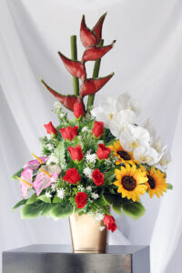 Heliconia y Orquídea - Amor y Amistad Envios a Bogotá y toda Colombia | Dkora Colombia