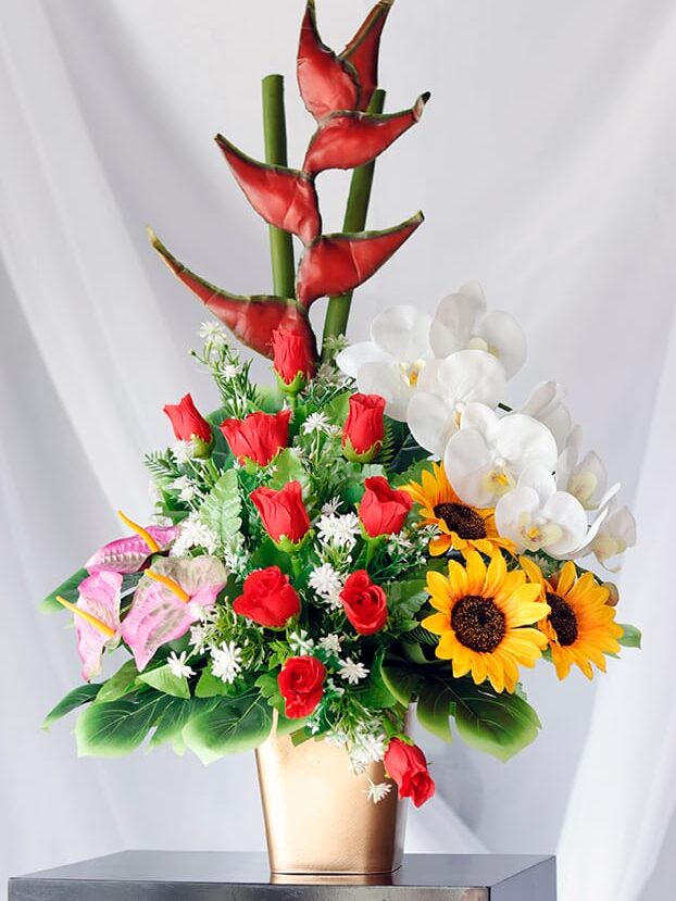 Heliconia y Orquídea - Amor y Amistad Envios a Bogotá y toda Colombia | Dkora Colombia