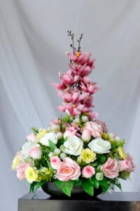 Orquídea Morada y Rosa Blanca - Amor y Amistad Envios a Bogotá y toda Colombia | Dkora Colombia