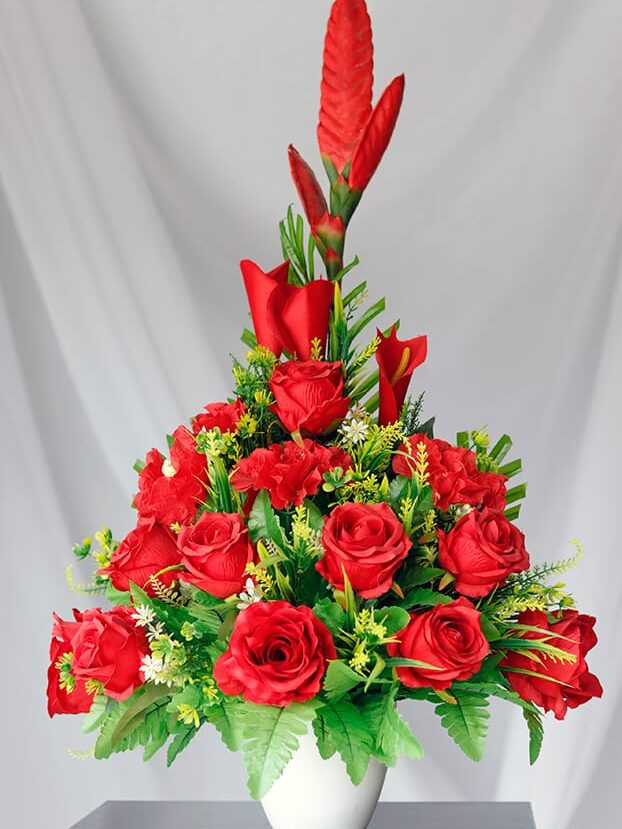 Heliconia y Cartucho – Rojo - Amor y Amistad Envios a Bogotá y toda Colombia | Dkora Colombia