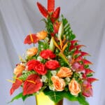 Número 1 con Rosas y Margaritas - Amor y Amistad Envios a Bogotá y toda Colombia | Dkora Colombia