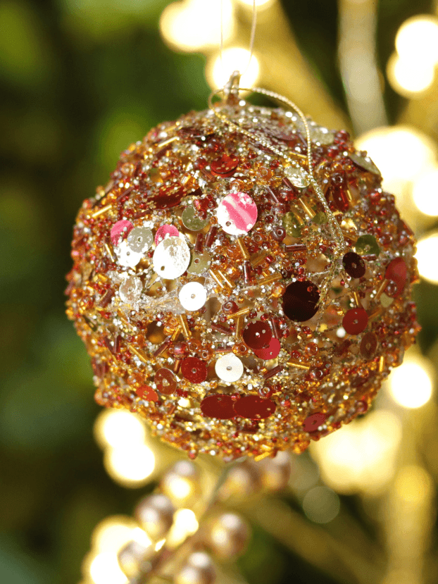 Bola N10 con lentejuelas- tricolor - Bolas Envios a Bogotá y toda Colombia | Dkora Colombia