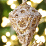 Bola N12 Alambrada escarchado- Ocre - Bolas Envios a Bogotá y toda Colombia | Dkora Colombia