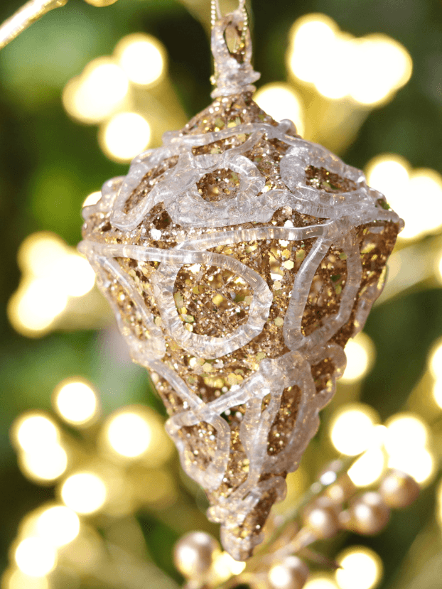 Diamante Alambrado Escarchado- Ocre - Bolas Envios a Bogotá y toda Colombia | Dkora Colombia