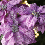 Ramo Flor de Navidad por 5 varas –Azul Metalizado - Decora tu Navidad Envios a Bogotá y toda Colombia | Dkora Colombia