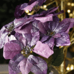 Ramo Flor de Navidad por 5 varas –Azul Metalizado - Decora tu Navidad Envios a Bogotá y toda Colombia | Dkora Colombia