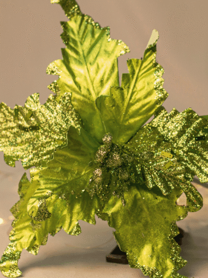 Flor de Navidad por 8 pétalos – Verde - Decora tu Navidad Envios a Bogotá y toda Colombia | Dkora Colombia