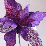 Ramo Flor de Navidad por 7 varas – Azul - Decora tu Navidad Envios a Bogotá y toda Colombia | Dkora Colombia