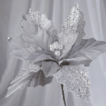 Flor de Navidad por 8 pétalos– Plata - Decora tu Navidad Envios a Bogotá y toda Colombia | Dkora Colombia