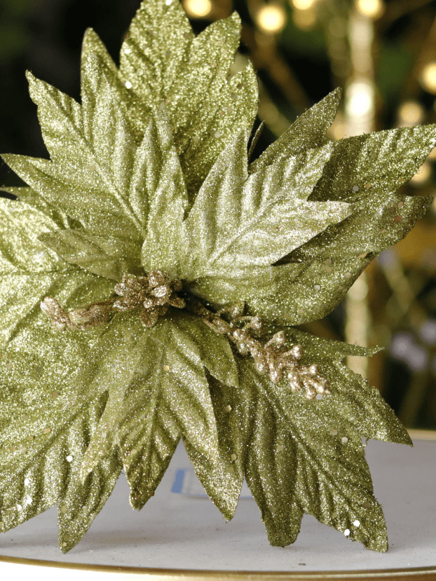 Flor de Navidad por 8 pétalos – Verde - Decora tu Navidad Envios a Bogotá y toda Colombia | Dkora Colombia