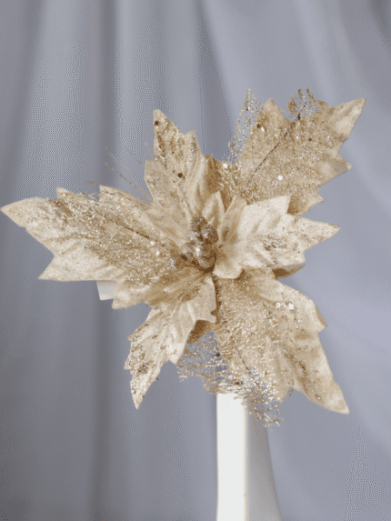 Flor de Navidad por 8 pétalos – Verde - Decora tu Navidad Envios a Bogotá y toda Colombia | Dkora Colombia