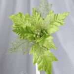 Flor de Navidad por 8 pétalos – Verde - Decora tu Navidad Envios a Bogotá y toda Colombia | Dkora Colombia