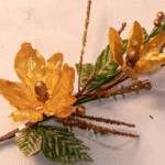 Pick Poinsetia Palma Escarchado - Decora tu Navidad Envios a Bogotá y toda Colombia | Dkora Colombia