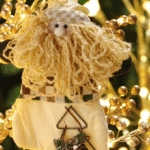 Guante colgante de algodón perchado con figura de oso - Decora tu Navidad Envios a Bogotá y toda Colombia | Dkora Colombia