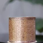 Cinta organza 10 yardas – Floral fucsia y morado, con escarcha plata y alambre - Cintas Envios a Bogotá y toda Colombia | Dkora Colombia