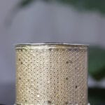 Cinta 10 yardas – Malla dorada con lentejuelas, escarcha y alambre - Cintas Envios a Bogotá y toda Colombia | Dkora Colombia