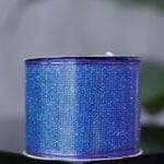 Cinta 10 yardas – Malla metalizada en cuadros con escarcha y alambre tornasol - Cintas Envios a Bogotá y toda Colombia | Dkora Colombia