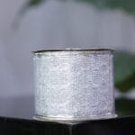 Cinta 10 yardas – Poliéster escarchado con alambre al tono Dorada - Cintas Envios a Bogotá y toda Colombia | Dkora Colombia