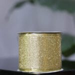 Cinta 10 yardas – Encaje escarchado en organza palo rosa con alambre - Cintas Envios a Bogotá y toda Colombia | Dkora Colombia