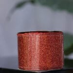 Cinta 10 yardas – Poliéster escarchado con alambre al tono Dorada - Cintas Envios a Bogotá y toda Colombia | Dkora Colombia