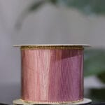 Cinta dorada metálica en organza, 10 yardas con alambre - Cintas Envios a Bogotá y toda Colombia | Dkora Colombia