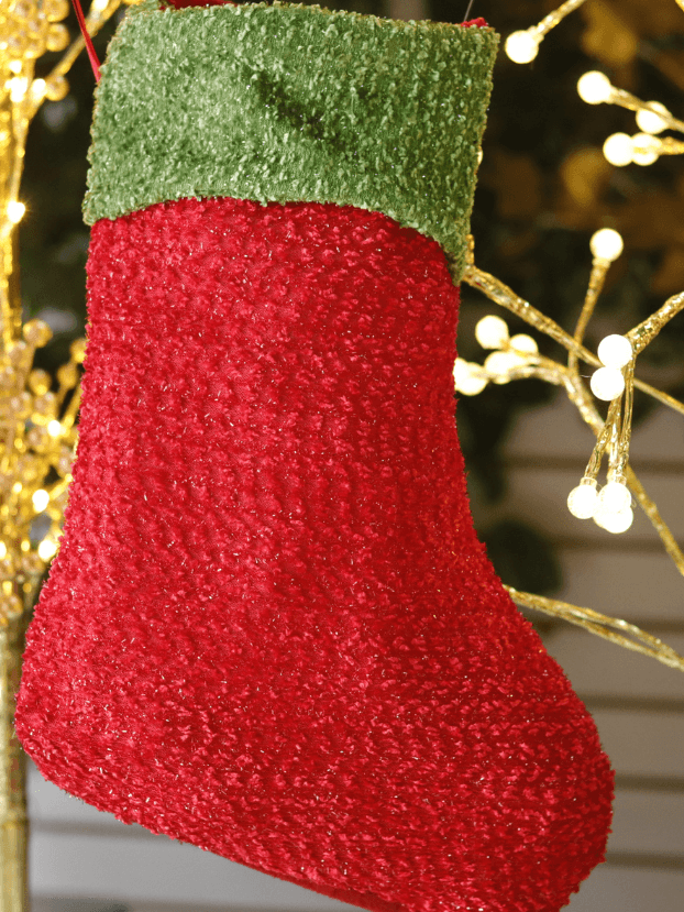 Bota navideña – Rojo con Verde - Decora tu Navidad Envios a Bogotá y toda Colombia | Dkora Colombia