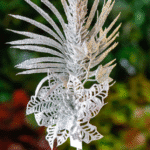 Pick Poinsetia Piña Hojas escarchadas - Decora tu Navidad Envios a Bogotá y toda Colombia | Dkora Colombia