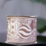 Cinta jacquard plateada con globos escarchados y borde alambrado - Cintas Envios a Bogotá y toda Colombia | Dkora Colombia