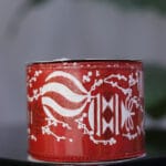 Cinta jacquard plateada con globos escarchados y borde alambrado - Cintas Envios a Bogotá y toda Colombia | Dkora Colombia