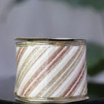 Cinta roja alambrada con rayas verdes y blancas, 10 yardas - Cintas Envios a Bogotá y toda Colombia | Dkora Colombia