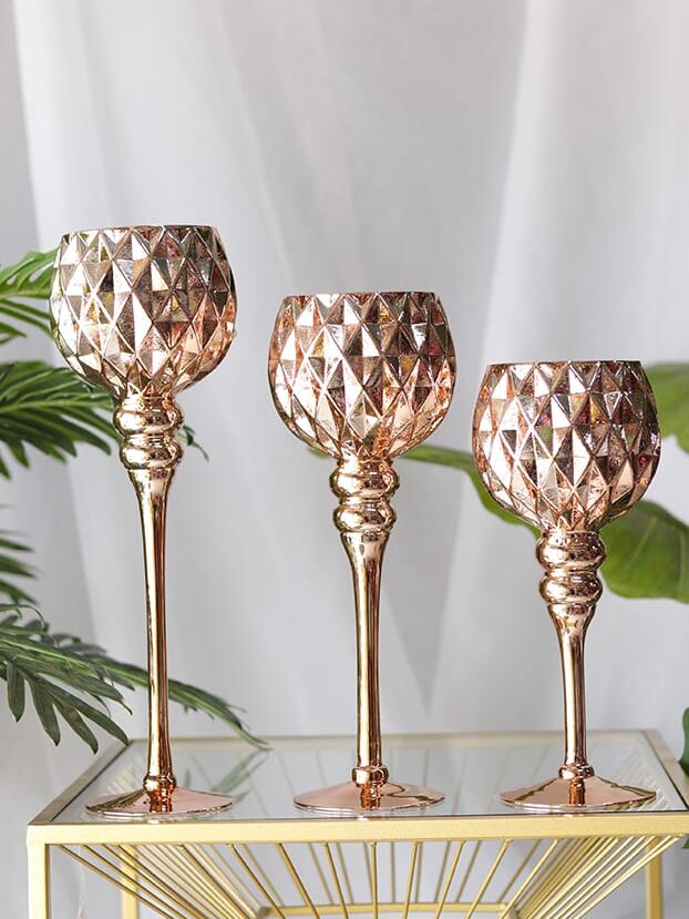 Copa con relieve en forma rombos - Decora tu Navidad Envios a Bogotá y toda Colombia | Dkora Colombia