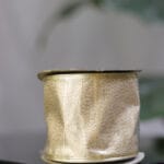 Cinta de organza en velo azul con detalles plateados y borde alámbrico, translúcida - Cintas Envios a Bogotá y toda Colombia | Dkora Colombia