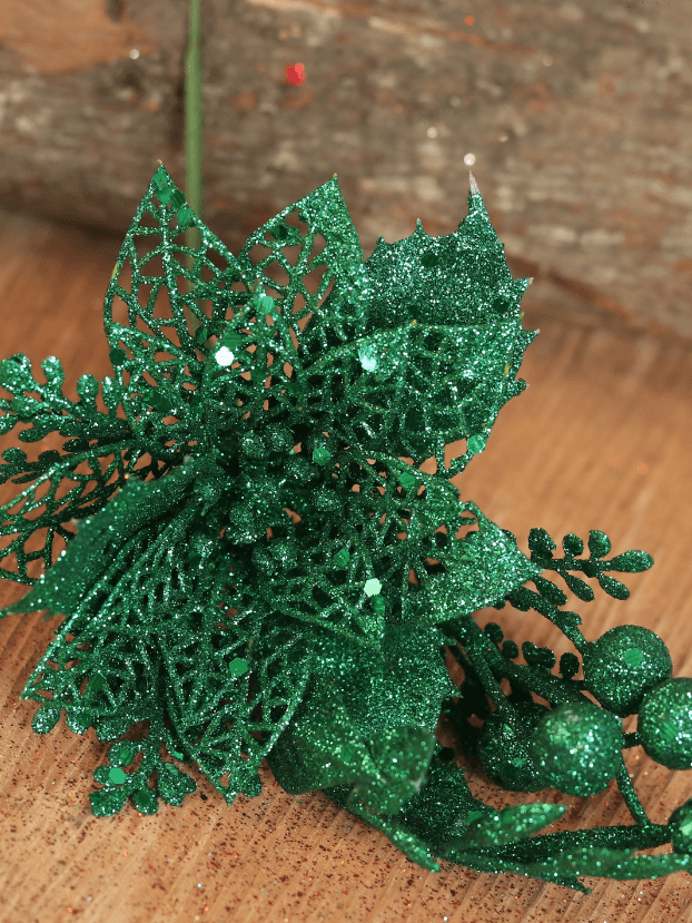 Pick ponsetia Troquelado - Decora tu Navidad Envios a Bogotá y toda Colombia | Dkora Colombia