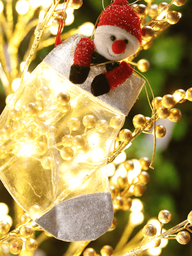 Bota transparente con muñeco nieve - Decora tu Navidad Envios a Bogotá y toda Colombia | Dkora Colombia