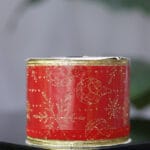 Cinta de organza morada alambrada con estrellas y copos, 10 yardas - Cintas Envios a Bogotá y toda Colombia | Dkora Colombia