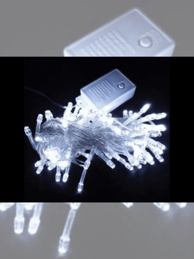 Instalación Lineal 200 LED – Luz Blanca, Cable Siliconado, 5 Vías, 15m, en Caja - Decora tu Navidad Envios a Bogotá y toda Colombia | Dkora Colombia