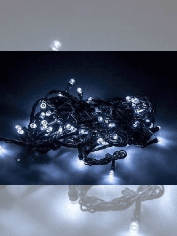 Instalación Lineal 200 LED – Blanco, Cable Verde, 15m, 5 Vías, en Bolsa - Decora tu Navidad Envios a Bogotá y toda Colombia | Dkora Colombia