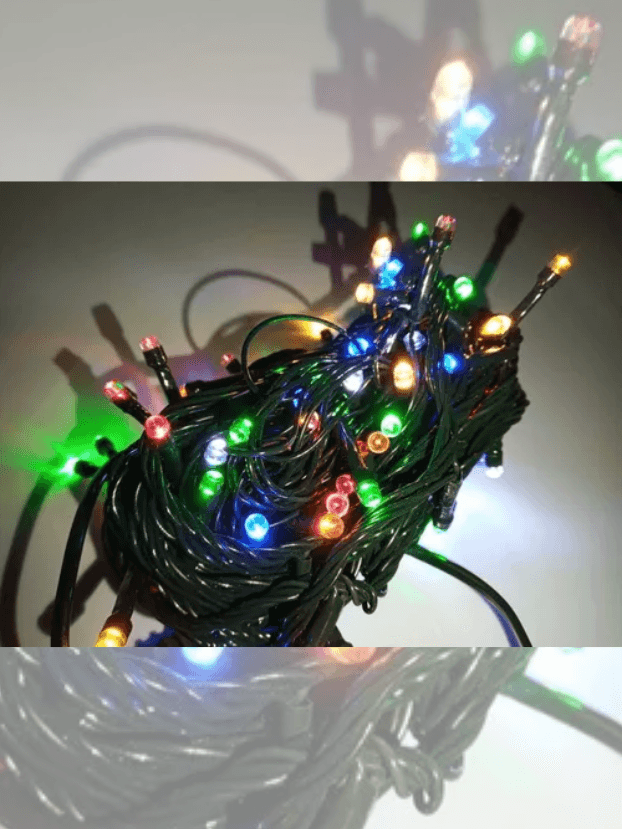 Instalación Lineal 300 LED – Cable Verde, 5 Vías, 23m, en Caja - Decora tu Navidad Envios a Bogotá y toda Colombia | Dkora Colombia