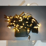 Instalación Led lineal por 100 luces, cable verde, Luz azul 8 m. En Bolsa - Decora tu Navidad Envios a Bogotá y toda Colombia | Dkora Colombia