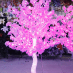 Árbol LED de 2 m con fibra óptica y flores en acetato. - Árboles de Navidad Envios a Bogotá y toda Colombia | Dkora Colombia