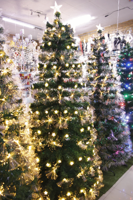 Árbol LED y fibra óptica cálida de 2,10 m. - Árboles de Navidad Envios a Bogotá y toda Colombia | Dkora Colombia