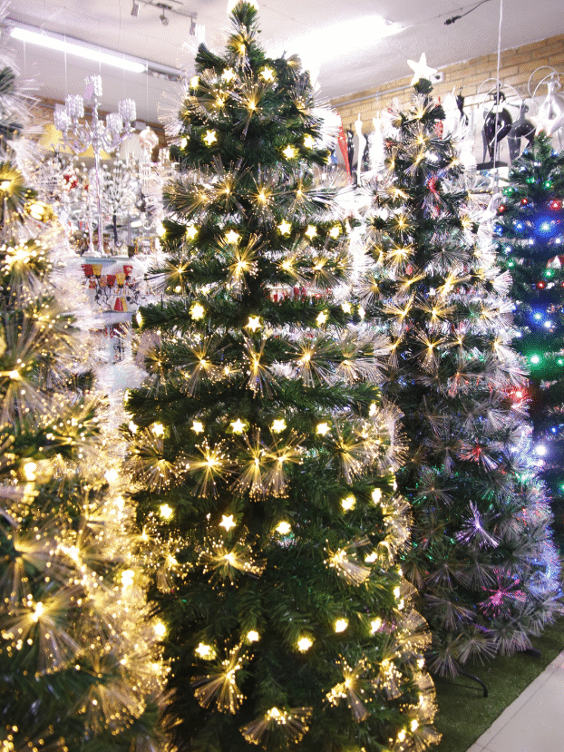 Árbol LED y fibra óptica cálida de 1,80 m. - Árboles de Navidad Envios a Bogotá y toda Colombia | Dkora Colombia