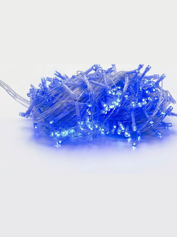Instalación Led lineal por 300 luces, cable siliconado y secuenciador, azul 18Mts en caja. - Decora tu Navidad Envios a Bogotá y toda Colombia | Dkora Colombia