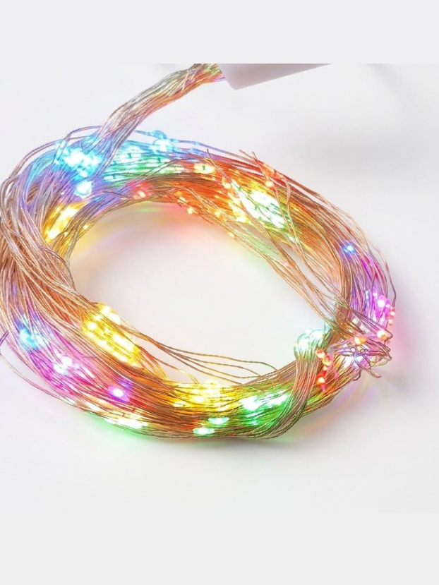 Instalación toldillo por 400 luces, cable alambrado por 20 tiras, multicolor 2 Mts en caja. - Decora tu Navidad Envios a Bogotá y toda Colombia | Dkora Colombia