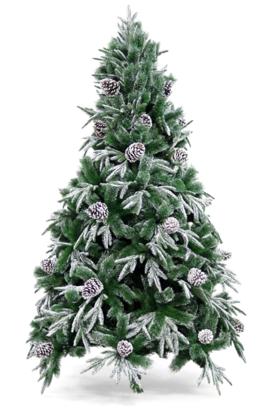 Árbol Nevado con Piñas – 1,80 m - Árboles de Navidad Envios a Bogotá y toda Colombia | Dkora Colombia
