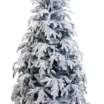 Árbol nevado de lujo de 2,10 m con hoja plana - Árboles de Navidad Envios a Bogotá y toda Colombia | Dkora Colombia