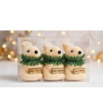 Set x3 Ositos Navideños 7 cm - Decora tu Navidad Envios a Bogotá y toda Colombia | Dkora Colombia